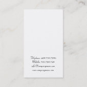 Carte De Visite Directeur de casino - puce de marque de jeu de (Dos)