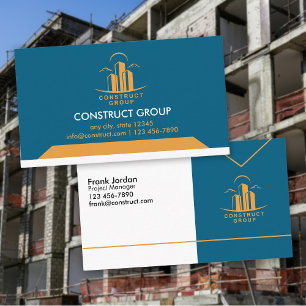 Carte De Visite Directeur de projet de construction