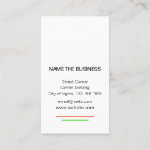 Carte De Visite Directeur d'événement du DJ de professeur de (Dos)