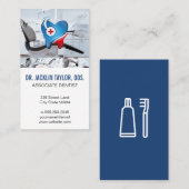 Carte De Visite Directeur du bureau dentaire | Logo d'aide aux den (Devant / Derrière)