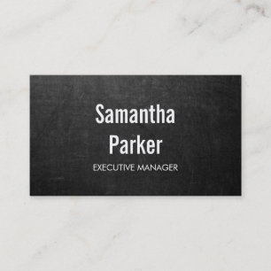 Carte De Visite Directeur Exécutif Contemporain Tableau Blanc Crai