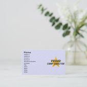 Carte De Visite Directeur fier de camp (Debout devant)