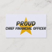 Carte De Visite Directeur Financier fier (Dos)