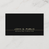 Carte De Visite Directeur général élégant et professionnel moderne (Devant)