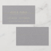 Carte De Visite Directeur général élégant professionnel moderne (Devant / Derrière)