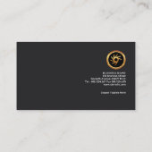 Carte De Visite Directeur général rouge vertical simple simple (Dos)