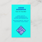 Carte De Visite Directeur Général (Société) Logo de l'entreprise (Dos)