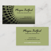 Carte De Visite Directeur incurvé d'image de P.R. de consultant du (Devant / Derrière)