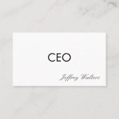 Carte De Visite Directeur | Professionnel (Devant)