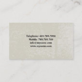 Carte De Visite Directeur sale de service de nettoyage de Windows (Dos)