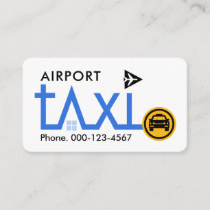 Carte De Visite Direction du transport par taxi de l'itinéraire de