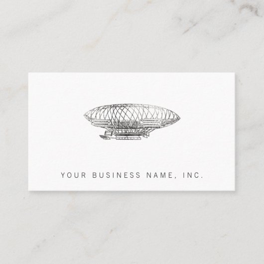 Carte De Visite dirigeable (style letterpress) (Devant)