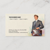 Carte De Visite Dirigeant d'entreprise professionnel (Dos)