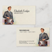 Carte De Visite Dirigeant d'entreprise professionnel (Devant / Derrière)