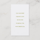 Carte de visite d'Irises pourpres (Dos)