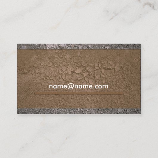 Carte De Visite dirt_building (Dos)