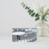 Carte De Visite Disc-jockey (Debout devant)