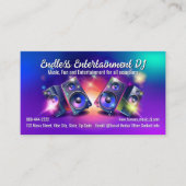 Carte De Visite Discours Dj Party Musique Deejay DJs Disque Jockey (Devant)