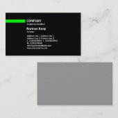 Carte De Visite Discrimination raciale - vert (Devant / Derrière)