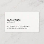 Carte De Visite Discuter bulle (Dos)