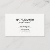 Carte De Visite Discuter bulle (Dos)