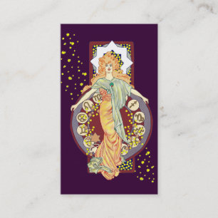 Carte de visite dispersé d'étoiles