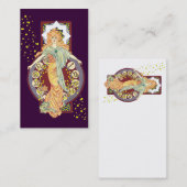 Carte de visite dispersé d'étoiles (Devant / Derrière)