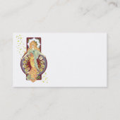 Carte de visite dispersé d'étoiles (Dos)