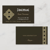 Carte De Visite Dispositif de formation de carreaux (Devant / Derrière)