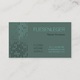 Carte De Visite Dispositif de formation de carreaux