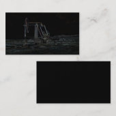 Carte De Visite Dispositif de pompage de gisement de pétrole dans (Devant / Derrière)