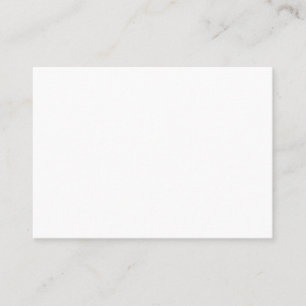Carte De Visite Disposition d'entreprise blanc uni surdimensionné