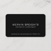 CARTE DE VISITE DISPOSITION DU CIRCUIT (Dos)