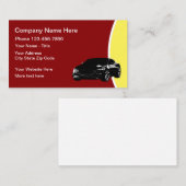 Carte De Visite Disposition moderne à thème automobile (Devant / Derrière)