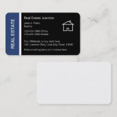 Carte De Visite Disposition simple moderne d'immobiliers (Devant / Derrière)