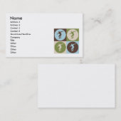 Carte De Visite Disque d'art de bruit (Devant / Derrière)