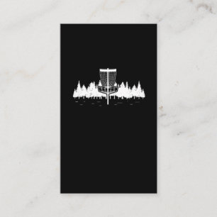 Carte De Visite Disque Golf Player Forest Sport Frisbee Disque Gol