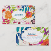 Carte De Visite Distinction PixDezines/arrière - plan do-it-yourse (Devant / Derrière)