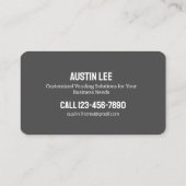 Carte De Visite Distributeur automatique (Dos)