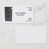 Carte De Visite distributeur automatique de casse-croûte (Devant / Derrière)