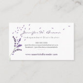 Carte De Visite Distributeur d'huiles essentielles florales de lav (Dos)