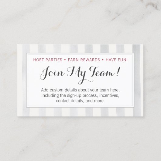 Carte De Visite Distributeur Lipstick Aquarelle Kiss Rejoignez Mon (Dos)