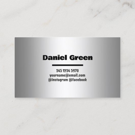 Carte De Visite Distributeurs automatiques (Dos)