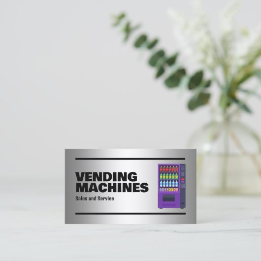 Carte De Visite Distributeurs automatiques (Debout devant)