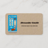 Carte De Visite Distributeurs automatiques Kraft (Devant)