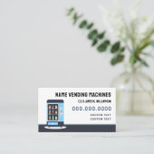 Carte De Visite Distributeurs automatiques personnalisés (Debout devant)