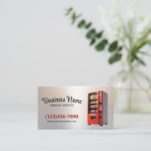 Carte De Visite Distributeurs automatiques Service Arrière - plan (Debout devant)