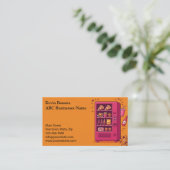 Carte De Visite Distributeuse de Tons Chauds (Debout devant)