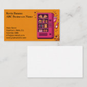 Carte De Visite Distributeuse de Tons Chauds (Devant / Derrière)
