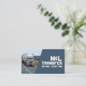 Carte De Visite Distribution de fret par camion CDL (Debout devant)